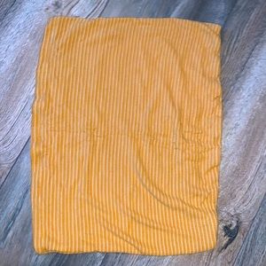 yellow tube top, cute and soft!